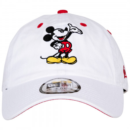 Disney Mickey Mouse White and Red New Era 9Twenty Adjustable Dad Hat